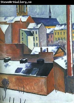 August Macke St Mary im Schnee